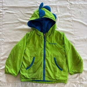Columbia Dinosaur Toddler Lime Green & Royal Blue Kids' Jacket Baby Winter